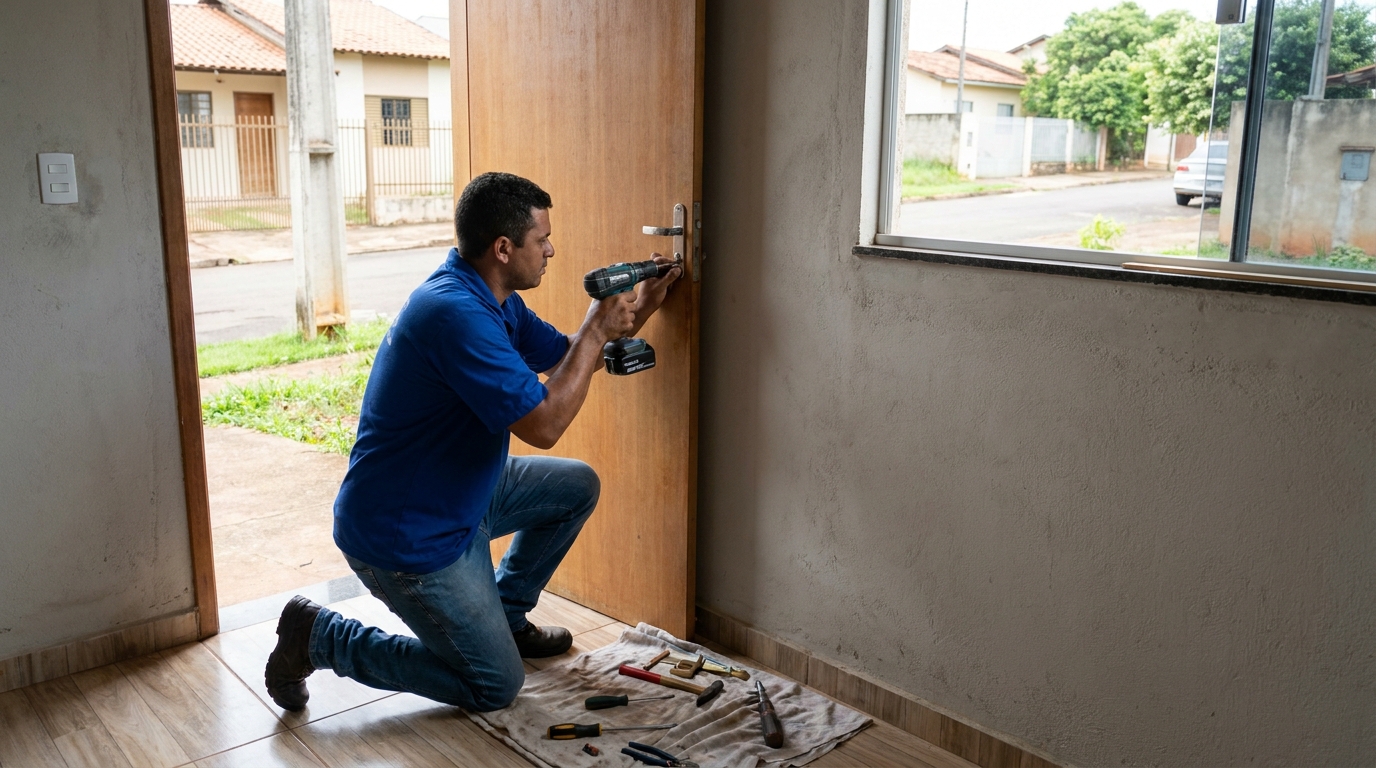 Instalação de Fechadura Residencial profissional em Maceió‑AL